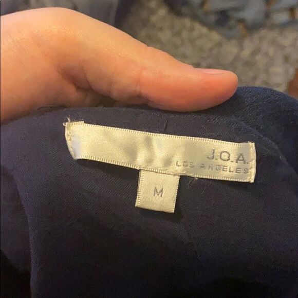 JOA Blue With White Detailing Shorts Boho Casual Feminine - Picture 5 of 9